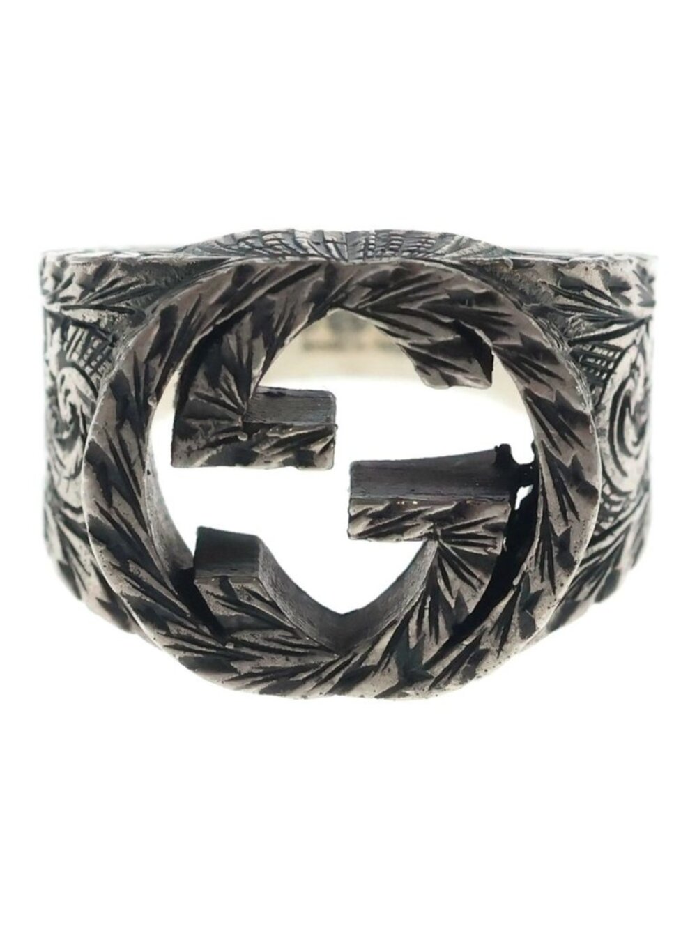 Gucci Interlocking G Ring Silver